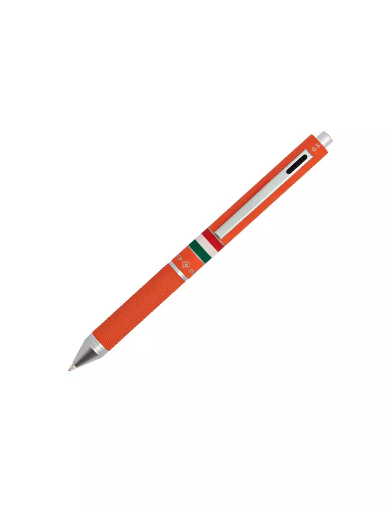 Penna a Sfera a Scatto Multifunzione Osama - 1 mm - OD 1024ITG/1 AR (Nero, Blu, Rosso)