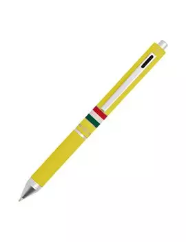 Penna a Sfera a Scatto Multifunzione Quadra Osama - 1 mm - OD 1024ITG/1 G (Nero, Blu, Rosso)