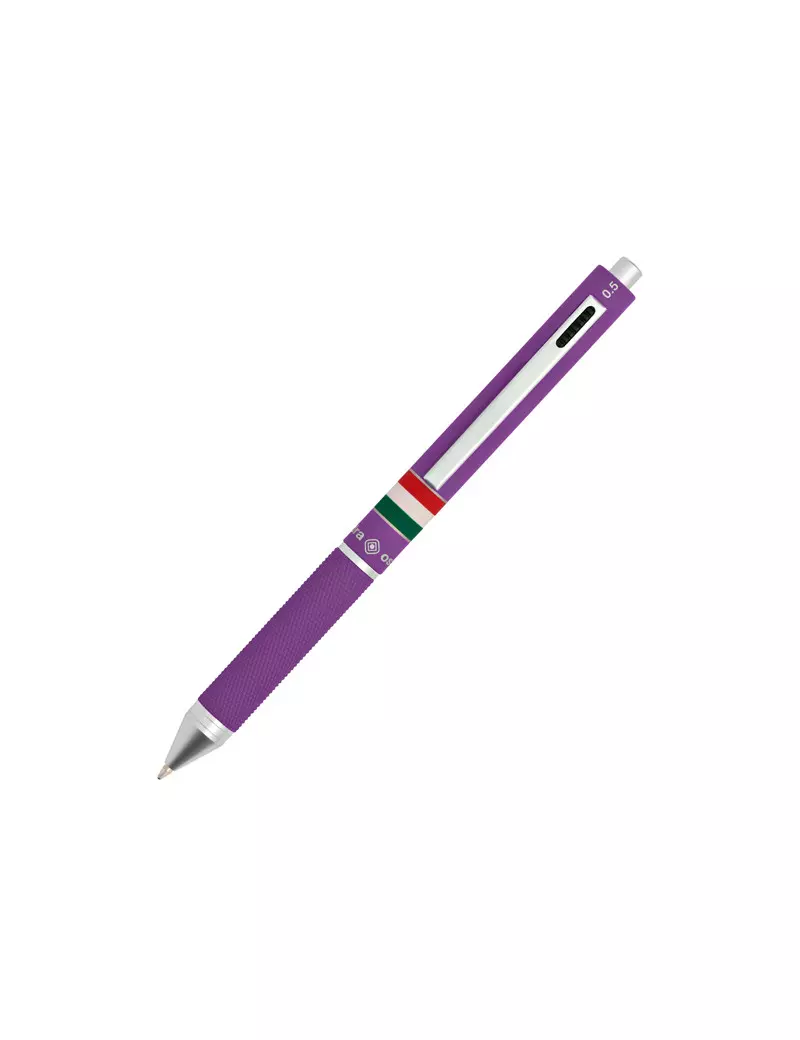 Penna a Sfera a Scatto Multifunzione Quadra Osama - 1 mm - OD 1024ITG/1 V (Nero, Blu, Rosso) Penna a Sfera a Scatto Multifunzione Quadra Osama - 1 mm - OD 1024ITG/1 V (Nero, Blu, Rosso)