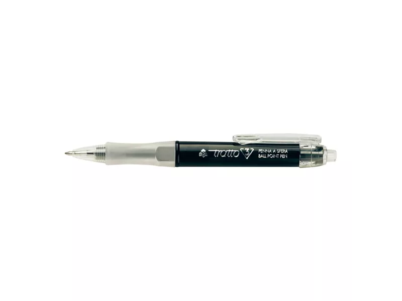 Penna a Sfera a Scatto Tratto 3 Fila - 1 mm - 824603 (Nero Conf. 12)