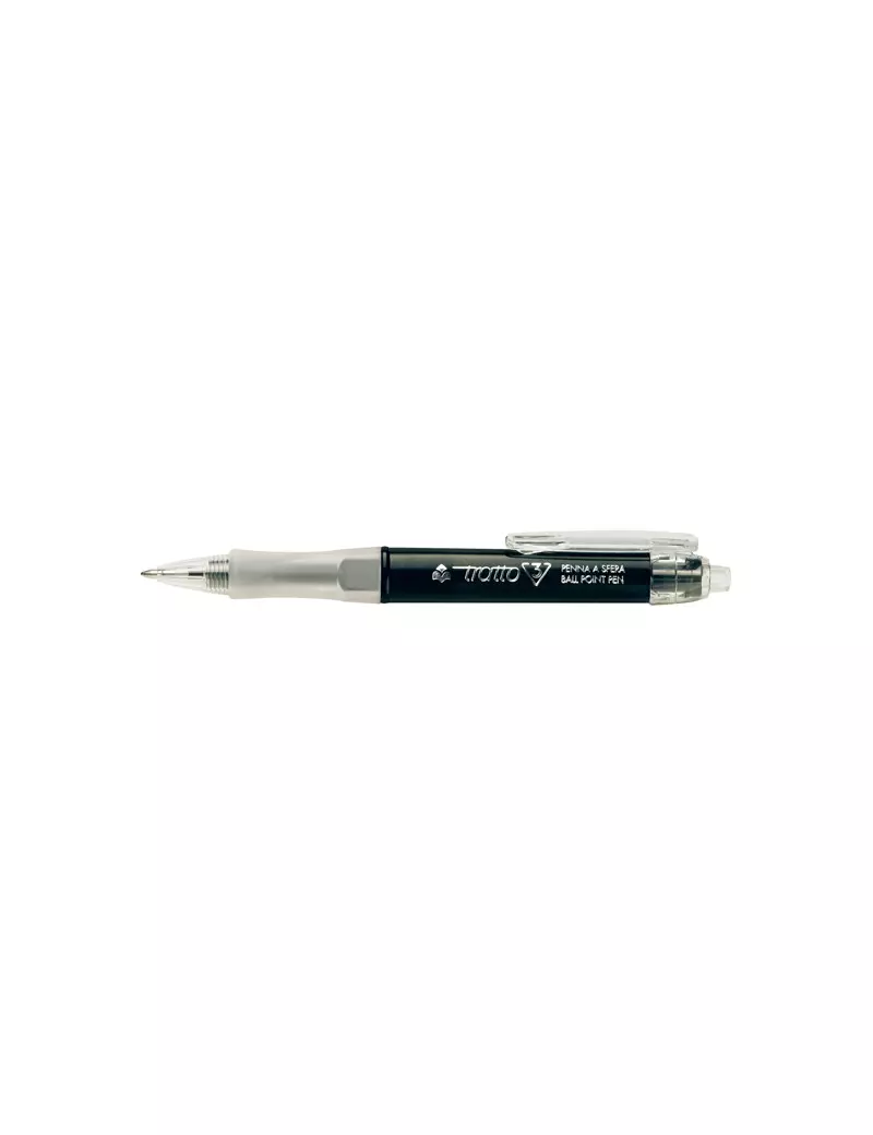 Penna a Sfera a Scatto Tratto 3 Fila - 1 mm - 824603 (Nero Conf. 12)