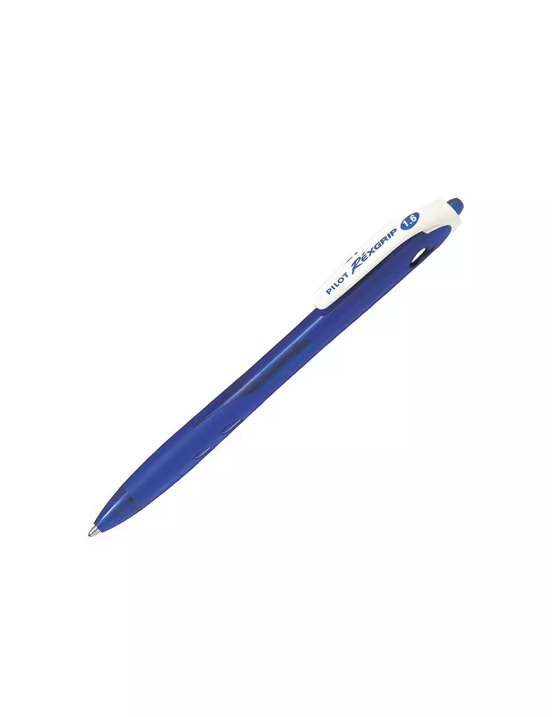 Penna a Sfera a Scatto Rexgrip Begreen Pilot - 1,6 mm - 001626 (Blu Conf. 10)