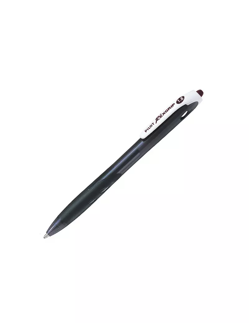 Penna a Sfera a Scatto Rexgrip Begreen Pilot - 1,6 mm - 040305 (Nero Conf. 10)