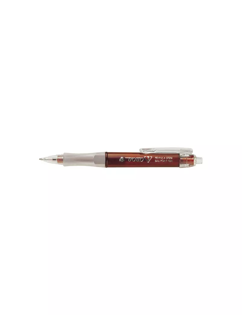 Penna a Sfera a Scatto Tratto 3 Fila - 1 mm - 824602 (Rosso Conf. 12)