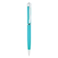 Penna a Sfera a Scatto Strata Monteverde - Punta Media - Fusto Turchese - J029625 (Rosso)