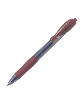 Penna Gel a Scatto G-2 Pilot - 0,7 mm - 001395 (Caramello Conf. 12)