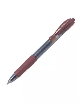 Penna Gel a Scatto G-2 Pilot - 0,7 mm - 001395 (Caramello Conf. 12)