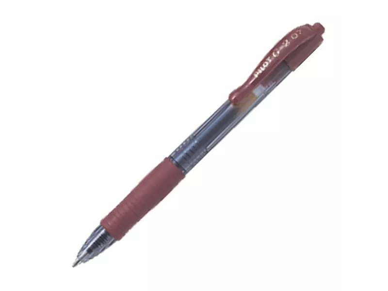 Penna Gel a Scatto G-2 Pilot - 0,7 mm - 001395 (Caramello Conf. 12)
