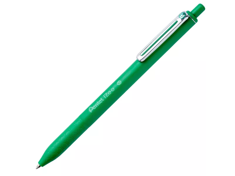 Penna a Sfera a Scatto iZee Pentel - 0,7 mm - BX467-D (Verde Conf. 12)