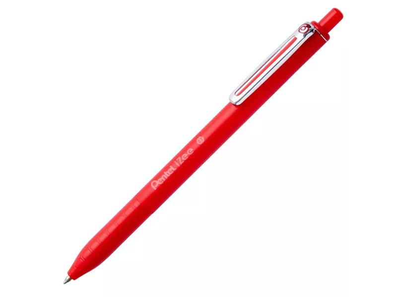 Penna a Sfera a Scatto iZee Pentel - 0,7 mm - BX467-B (Rosso Conf. 12)