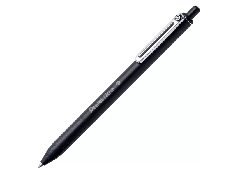 Penna a Sfera a Scatto iZee Pentel - 0,7 mm - BX467-A (Nero Conf. 12)