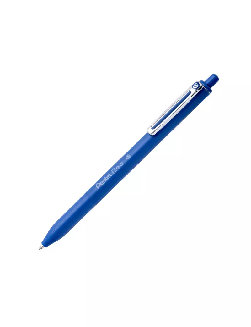 Penna a Sfera a Scatto iZee Pentel - 0,7 mm - BX467-C (Blu Conf. 12)