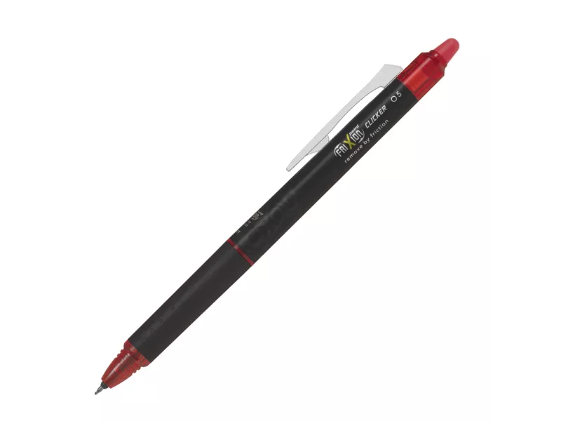Penna a Sfera a Scatto Cancellabile Frixion Ball Clicker Pilot - 0,5 mm - 006864 (Rosso Conf. 12)
