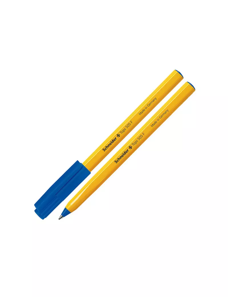 Penna a Sfera Tops 505 Schneider - 0,5 mm - P150503 (Blu Conf. 50)