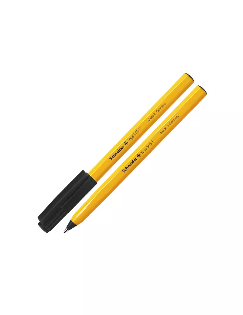 Penna a Sfera Tops 505 Schneider - 0,5 mm - P150501 (Nero Conf. 50)