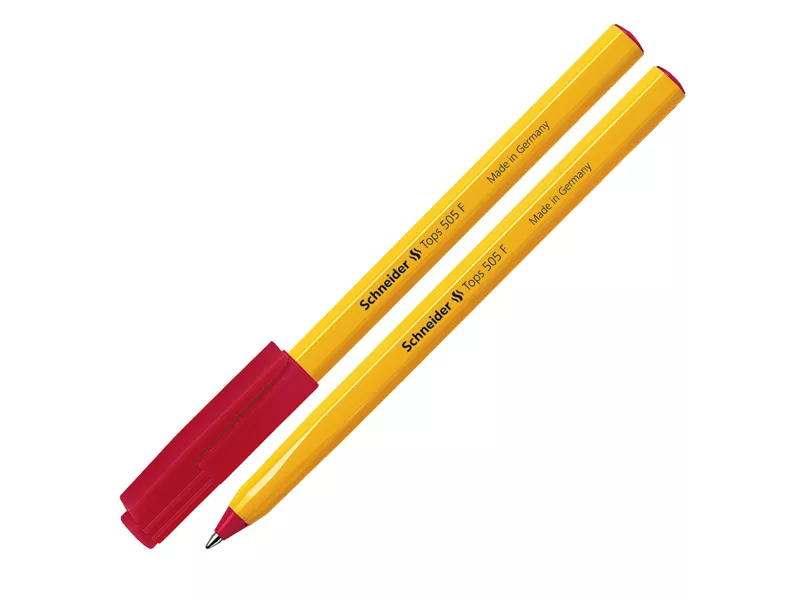 Penna a Sfera Tops 505 Schneider - 0,5 mm - P150502 (Rosso Conf. 50)