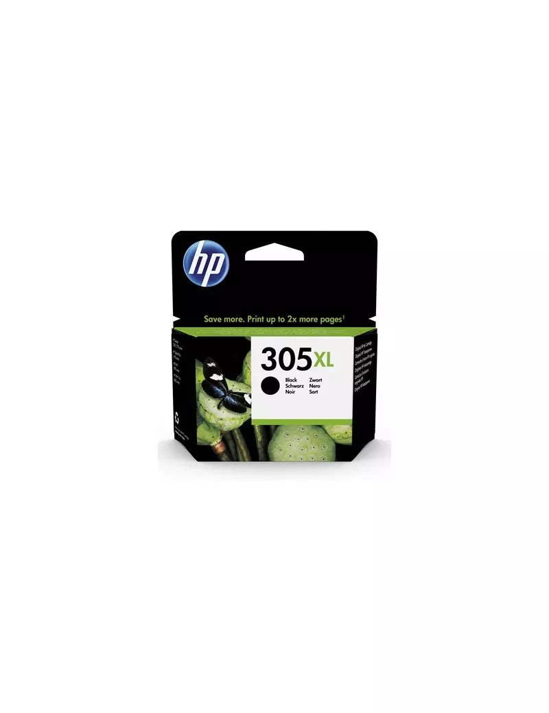 Cartuccia Originale HP 3YM62AE 305XL (Nero 240 pagine) Cartuccia Originale HP 3YM62AE 305XL (Nero 240 pagine)