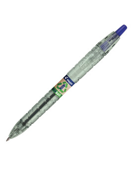 Penna a Sfera a Scatto B2P Ecoball Pilot - 1 mm - 040177 (Blu Conf. 10)