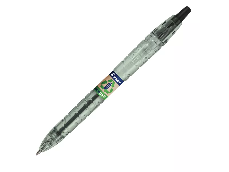 Penna a Sfera a Scatto B2P Ecoball Pilot - 1 mm - 040176 (Nero Conf. 10)