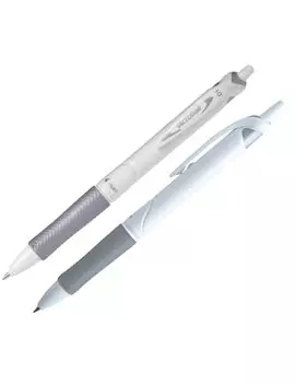 Penna a Sfera a Scatto Acroball Pure White Begreen Pilot - 1 mm - 011293 (Nero Conf. 10)