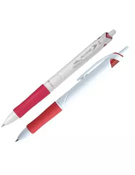 Penna a Sfera a Scatto Acroball Pure White Begreen Pilot - 1 mm - 011295 (Rosso Conf. 10)