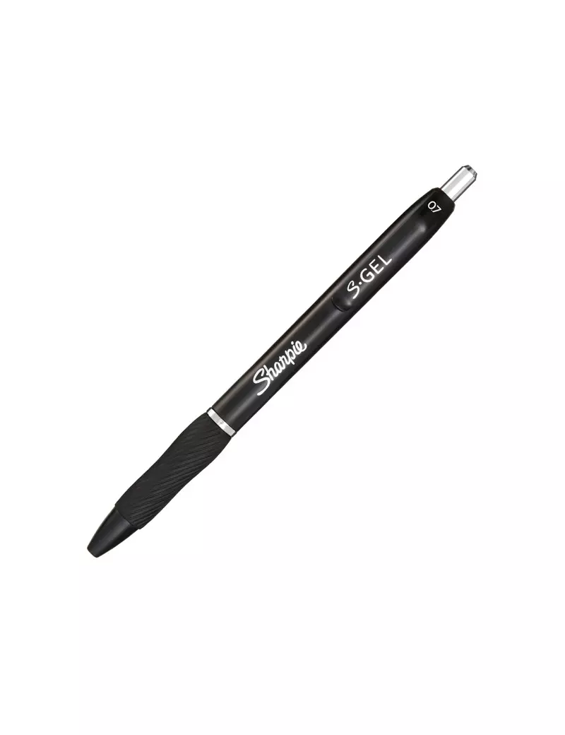 Penna Gel a Scatto S-Gel Sharpie - 0,7 mm - 2136595 (Nero Conf. 12)