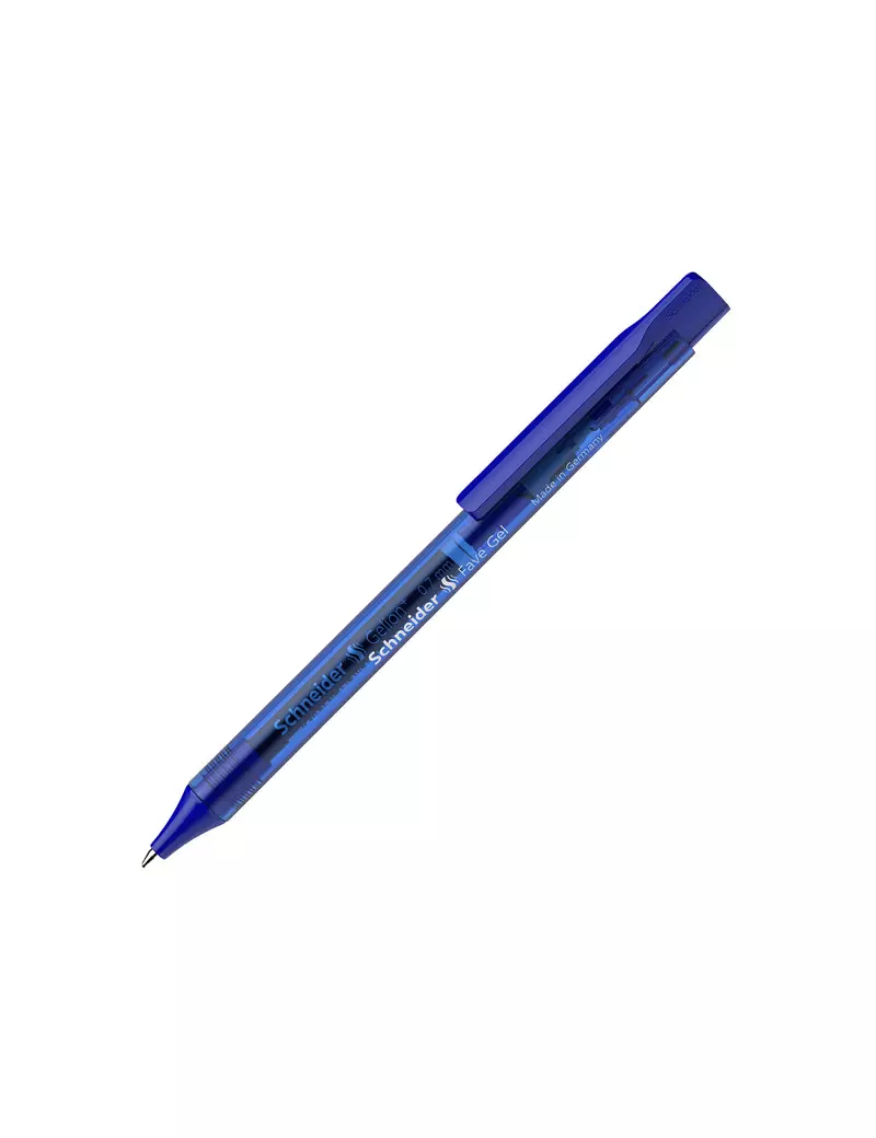 Penna Gel a Scatto Fave Schneider - 0,7 mm - P101103 (Blu Conf. 20)
