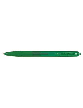 Penna a Sfera a Scatto Supergrip G Pilot - 0,7 mm - 001641 (Verde Conf. 12)