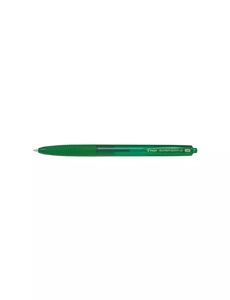 Penna a Sfera a Scatto Supergrip G Pilot - 1 mm - 001617 (Verde Conf. 12)