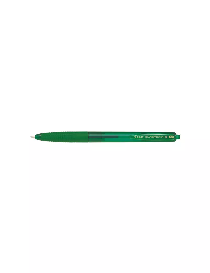 Penna a Sfera a Scatto Supergrip G Pilot - 1 mm - 001617 (Verde Conf. 12) Penna a Sfera a Scatto Supergrip G Pilot - 1 mm - 001617 (Verde Conf. 12)