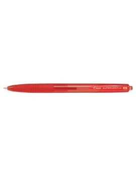 Penna a Sfera a Scatto Supergrip G Pilot - 1 mm - 001616 (Rosso Conf. 12)