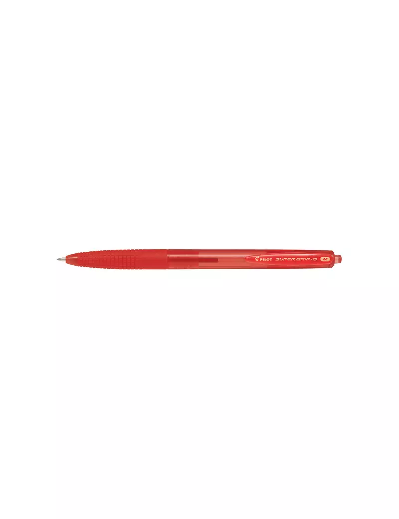 Penna a Sfera a Scatto Supergrip G Pilot - 1 mm - 001616 (Rosso Conf. 12)