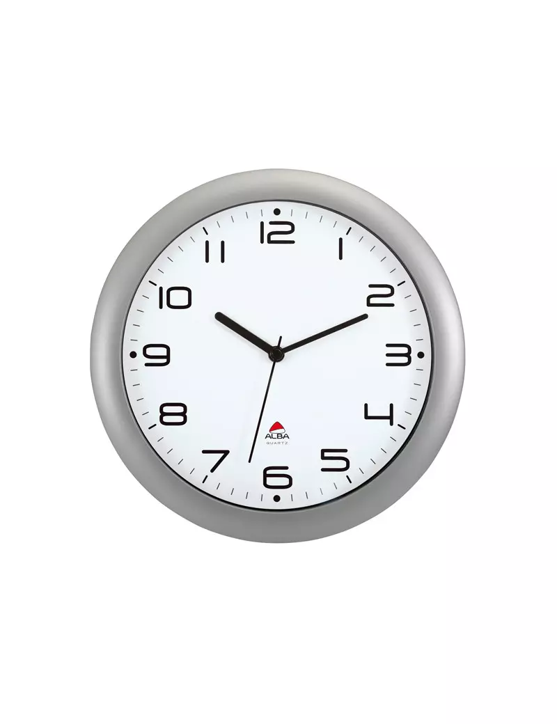 Orologio da Parete Hornew Alba - 30 cm - HORNEW-M (Grigio Metallizzato) Orologio da Parete Hornew Alba - 30 cm - HORNEW-M (Grigio Metallizzato)