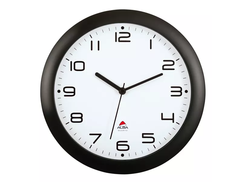 Orologio da Parete Hornew Alba - 30 cm - HORNEW-N (Nero)