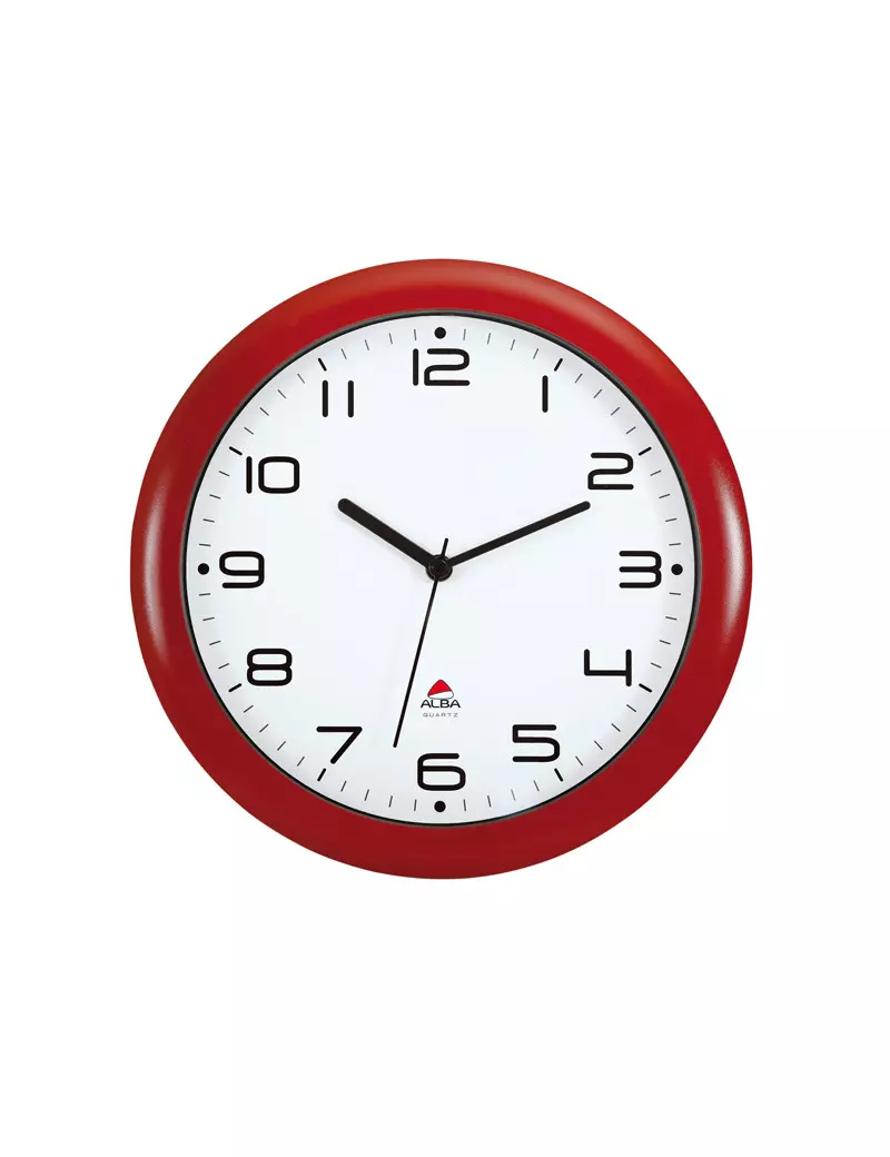 Orologio da Parete Hornew Alba - 30 cm - HORNEW-R (Rosso)