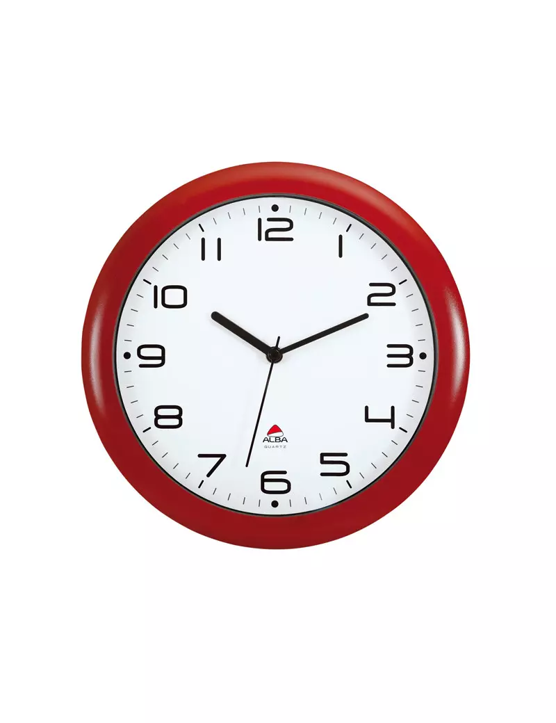 Orologio da Parete Hornew Alba - 30 cm - HORNEW-R (Rosso) Orologio da Parete Hornew Alba - 30 cm - HORNEW-R (Rosso)