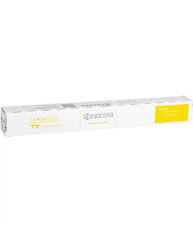 Toner Originale Kyocera TK-8365Y 1T02YPANL0 (Giallo 12000 pagine) Toner Originale Kyocera TK-8365Y 1T02YPANL0 (Giallo 12000 pagine)