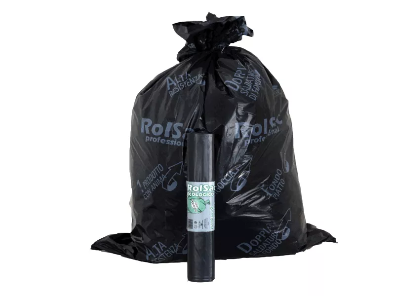 Sacco Immondizia Rolsac - 72x110 cm - 110 Litri - 25240-2 (Nero Conf. 10)