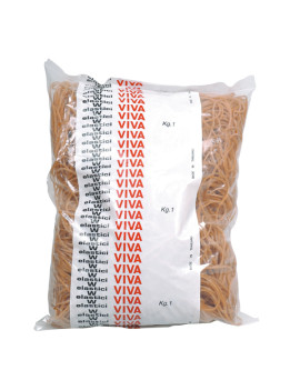 Elastici in Gomma Naturale Viva - 1 kg - 30 mm - EN030 (Ambra)