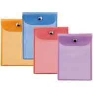Busta con Bottone Press 5 Color Sei Rota - 13x18 cm - 42131899 (Assortiti Conf. 40)