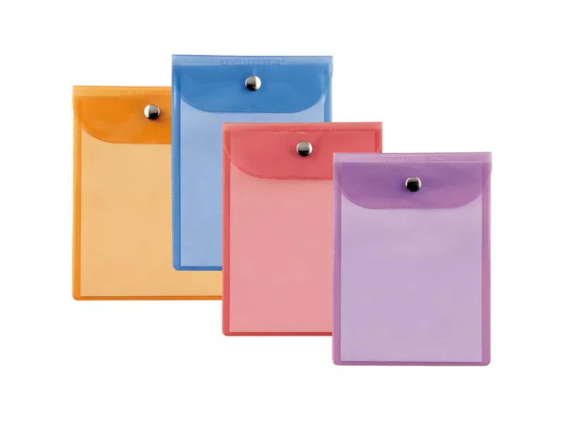 Busta con Bottone Press 5 Color Sei Rota - 13x18 cm - 42131899 (Assortiti Conf. 40) Busta con Bottone Press 5 Color Sei Rota - 13x18 cm - 42131899 (Assortiti Conf. 40)