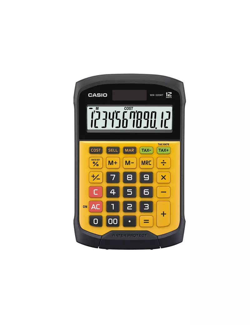 Calcolatrice da Tavolo Casio WM-320MT - WM-320MT-W-EC (Nero) Calcolatrice da Tavolo Casio WM-320MT - WM-320MT-W-EC (Nero)