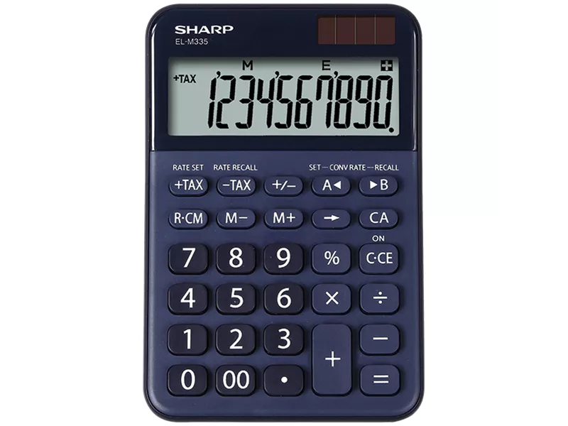 Calcolatrice da Tavolo Sharp EL-M335 - ELM335 BBL (Blu)