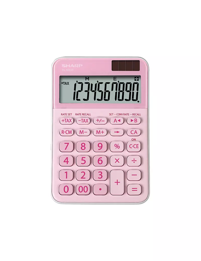 Calcolatrice da Tavolo Sharp EL-M335 - ELM335 BPK (Rosa)