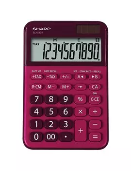 Calcolatrice da Tavolo Sharp EL-M335 - ELM335 BRD (Rosso)