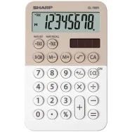 Calcolatrice Tascabile Sharp EL-760R - EL760R BLA (Beige e Bianco)