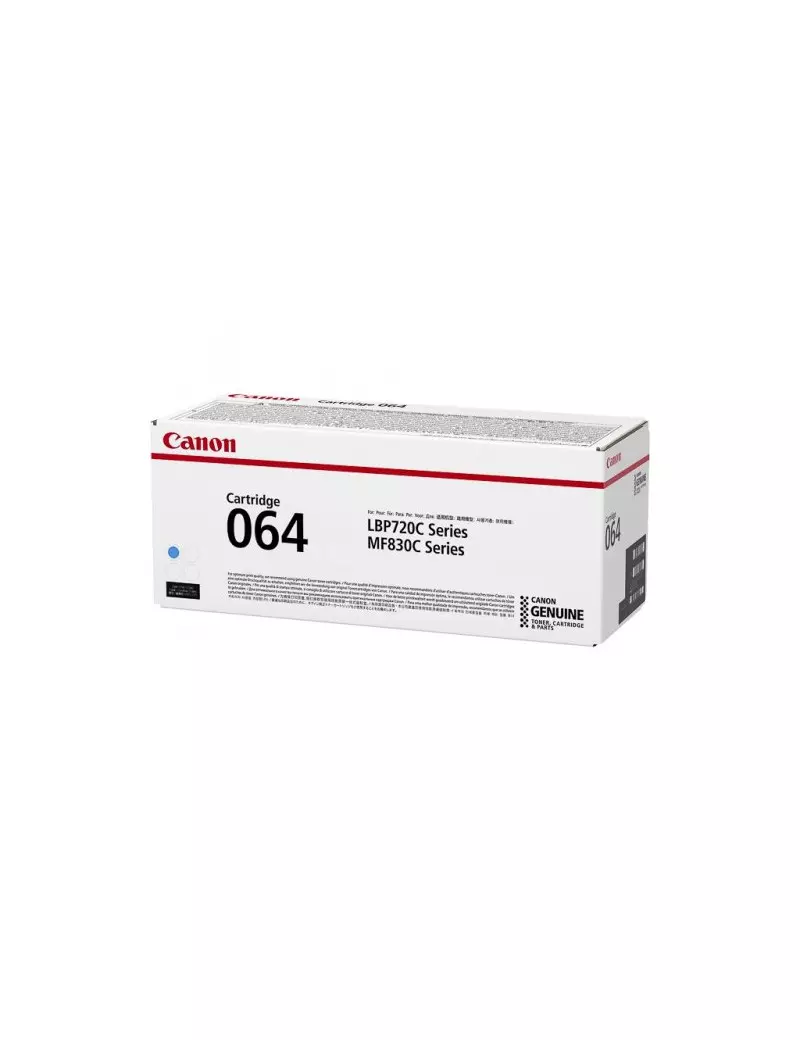 Toner Originale Canon 064c 4935C001 (Ciano 5000 pagine) Toner Originale Canon 064c 4935C001 (Ciano 5000 pagine)