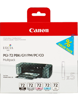Cartuccia Originale Canon PGI-72multi 6403B007 (Nero Foto e Colori Foto 1300 pagine)