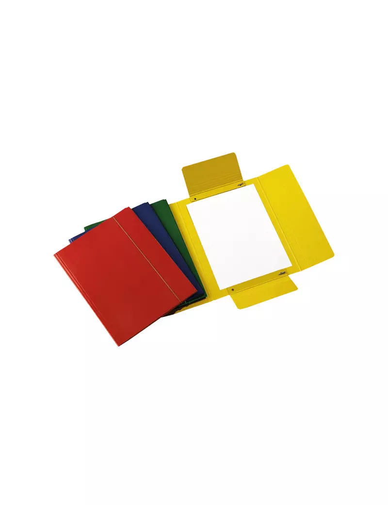 Cartellina 3 Lembi con Elastico Cartiere del Garda - 25x34 cm - CG0032PBXXXAE15 (Assortiti Conf. 10) Cartellina 3 Lembi con Elastico Cartiere del Garda - 25x34 cm - CG0032PBXXXAE15 (Assortiti Conf. 10)