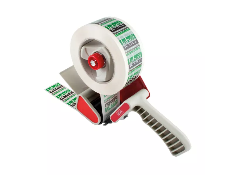 Tendinastro Manuale Lebez - Nastro da Imballo - 08 (Rosso e Grigio)